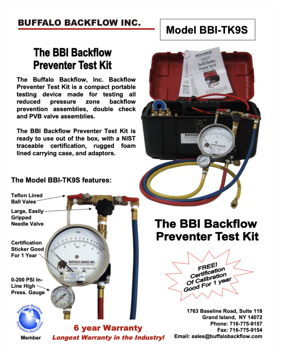 Download Buffalo Backflow Preventer Kit Distribution Flyer as PDF